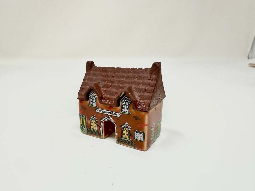 Whimsey Station #18 of Set 3 VTG Wade Whimsey on Why Village Building House 1982